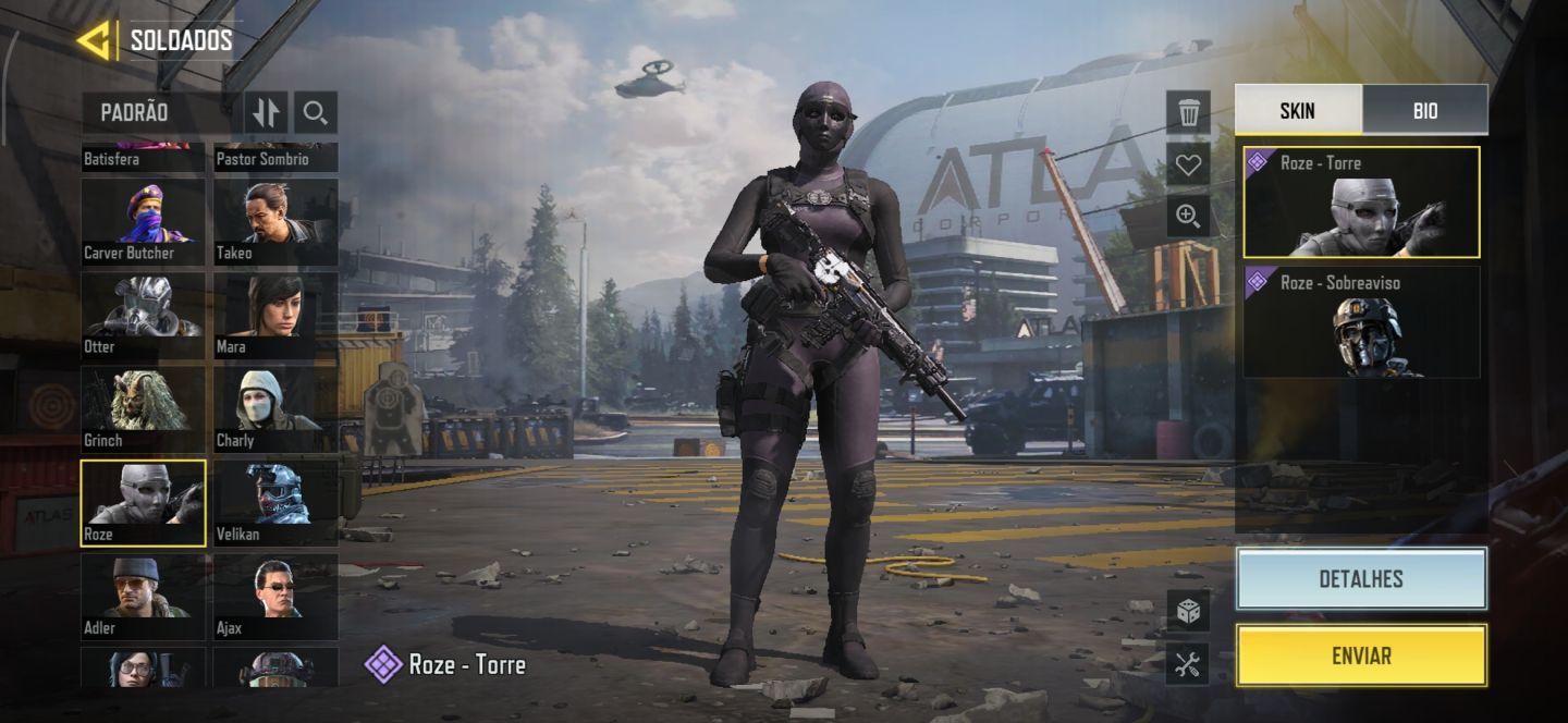 CONTA CODM COM VARIAS SKINS E PARCERIA