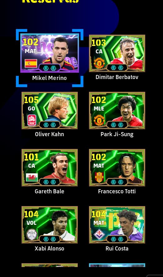 EFOOTBALL STEAM FORÇA 3230 | PUSKÁS 105, MATTHÄUS 105, KANTÉ 107 E LENDAS