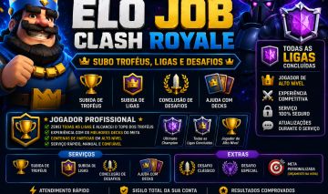 ELO JOB CLASH ROYALE | JOGADOR DE ALTO NÍVEL