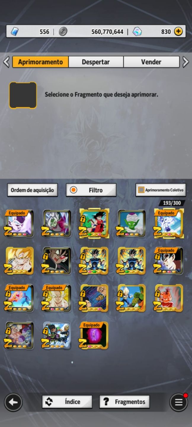 CONTA DE DRAGOMN BALL LEGENDS END GAME