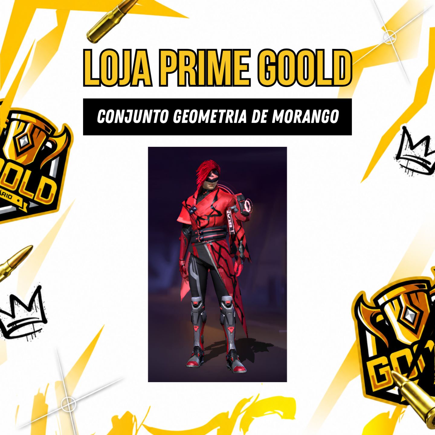 CODIGUINS + PRESENTES LOJA PRIME ATUALIZADA - OUTUBRO - FREE FIRE