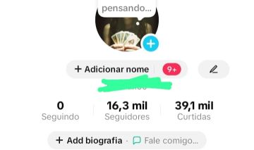 CONTA TIK TOK 16,3K SEGUIDORES REAIS ( QUALIDADE+ GARANTIA)