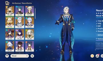 CONTA GENSHIN IMPACT (NEUVILLETTE, NAHIDA, NAVIA, FURINA, E MAIS 5 ESTRELAS)