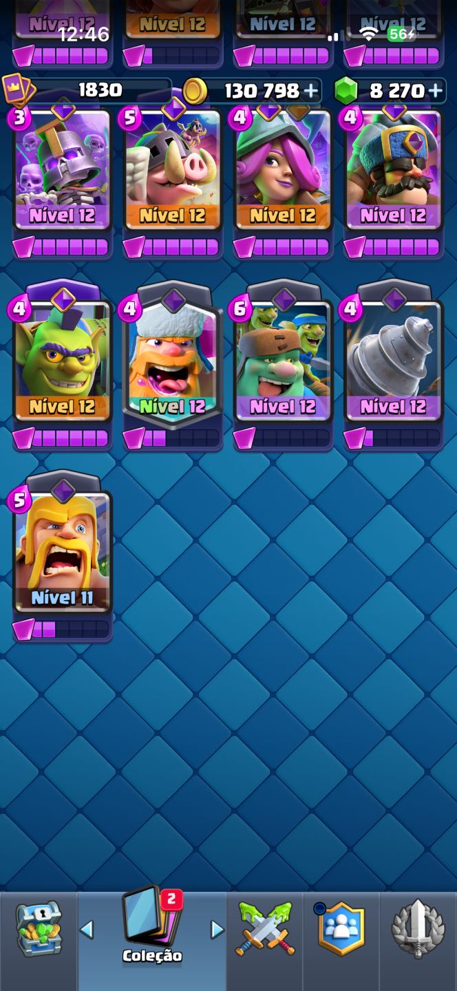 Conta com 25 level 16 e 8k de gemas