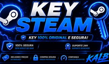 STEAM KEYS ALEATORIAS (MAIS BARATA DO MERCADO)
