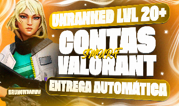 CONTAS VALORANT UNRANKED BR - COMP LIBERADO LEVEL 20+ FA - [ENTREGA AUTOMÁTICA]