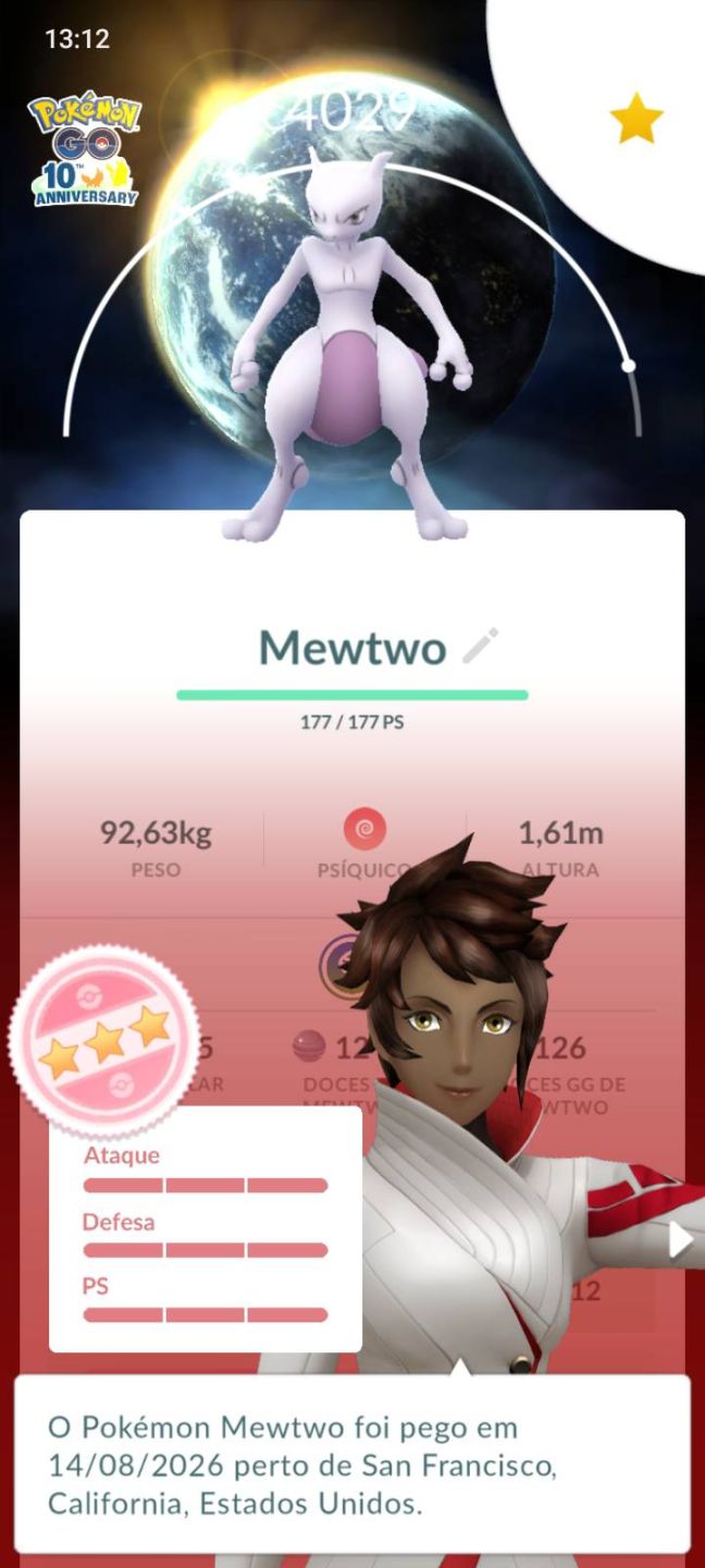 CONTA POKÉMON GO LV 60 | 85 HUNDOS | 64 SHINY | 19 MEWTWO | POKÉDEX AVANÇADA