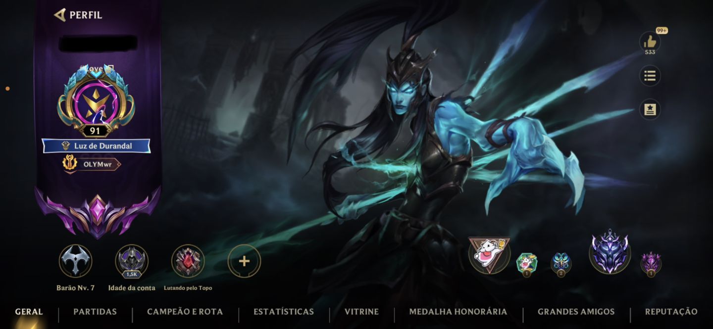 Conta wild rift Ex Mestre!!!