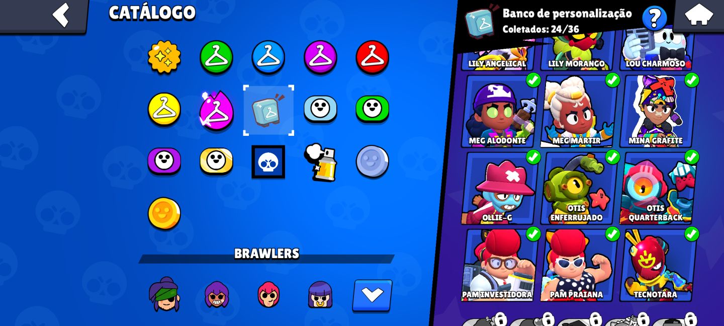 Conta Top Brawl Stars e Clash Royale, as duas estão bem tops