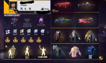 Conta Free Fire / prime 5 / 6 anos / rara