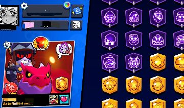 Braw stars muito bem cuidada 65k de troféus