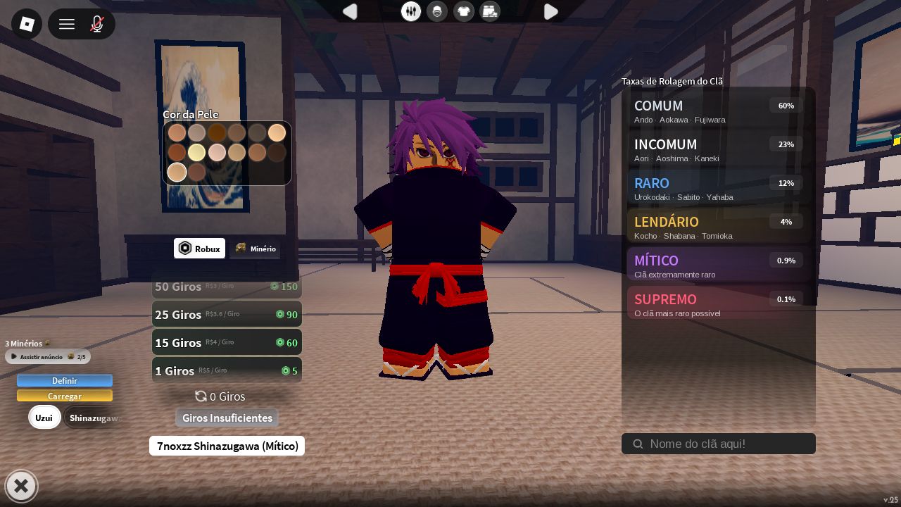 Conta Antiga Roblox upada e com skins
