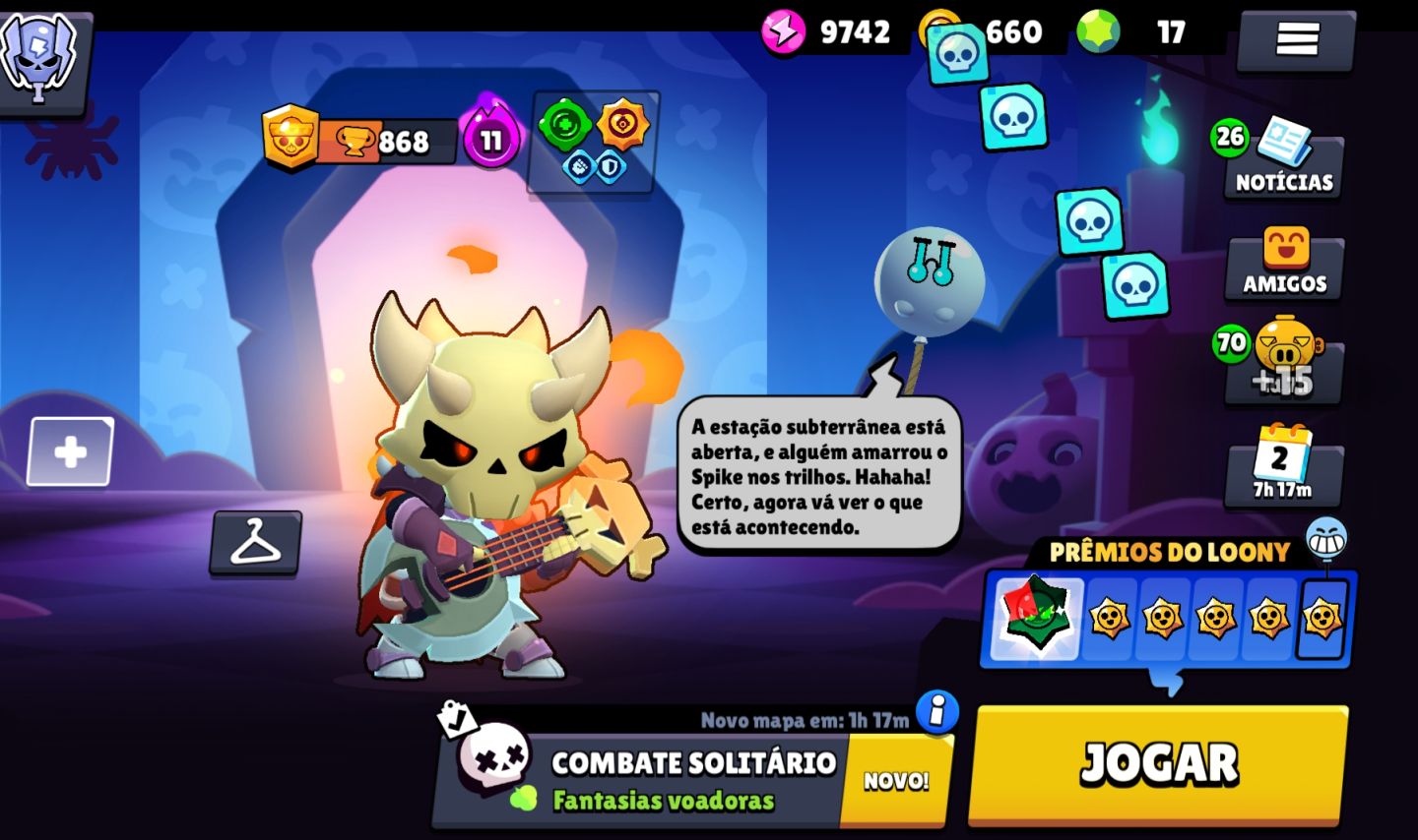 CONTA BRAWL STAR BRABA!!! 16K TROFÉUS