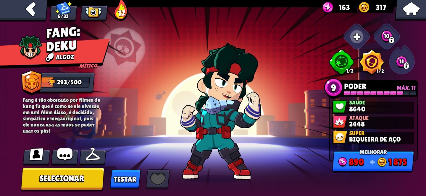 Melhor preço, Conta De Brawl Stars com muitas skins, tendo 10 skins raríssimas.