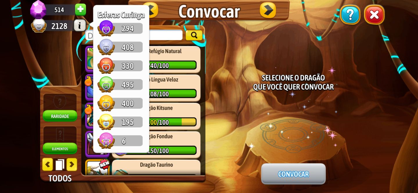 Conta de Dragon City Antiga Nivel 75