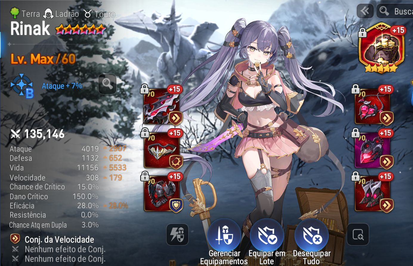 Conta Epic Seven /Quit