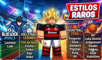 Conta de Blue Lock Rivals, Basketball Zero, Voleyball Legends e MAIS!