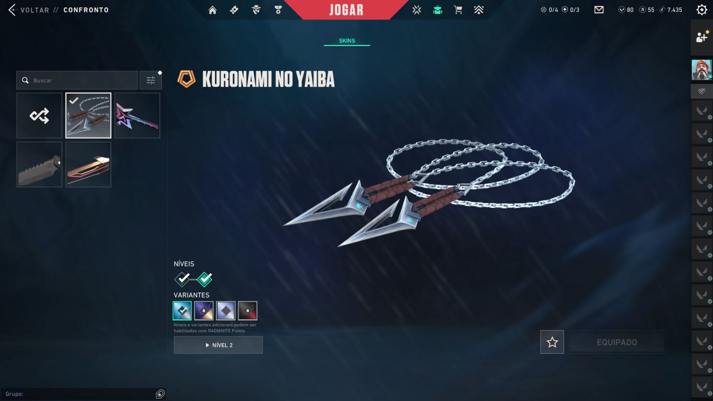 CONTA DE VALORANT. ZEROFANG E KURONAMI