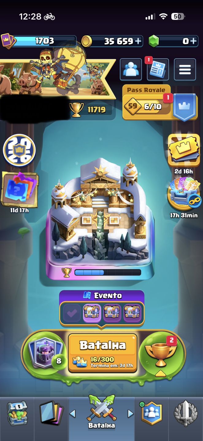Conta 10 anos clash royale