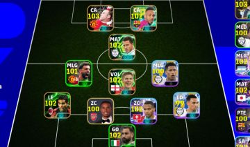Conta de efootball iniciante com alguns jogadores bons pra início
