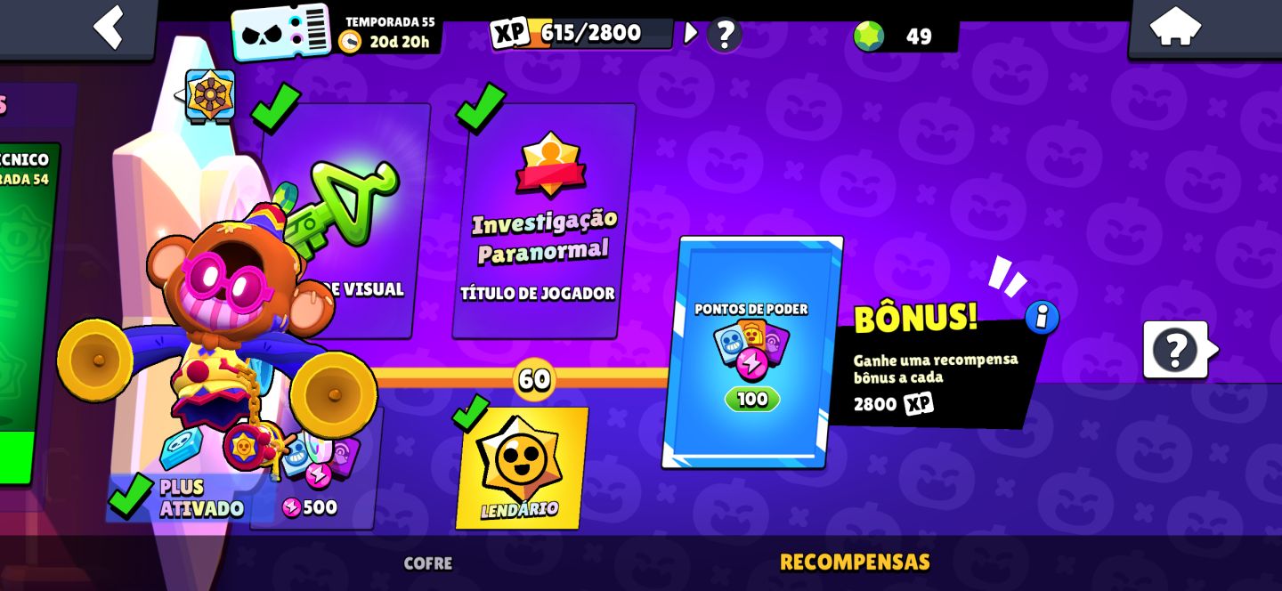 Conta Brawl Stars COM MESTRE E UPADÍSSIMA