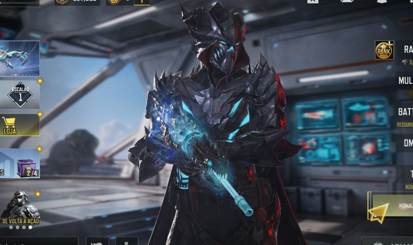 Conta Cod Mobile de 2020 muitas skins e armas
