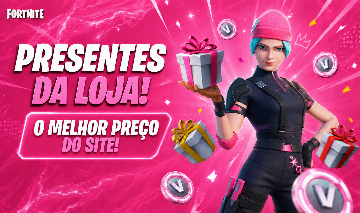 VBUCKS (ITENS DA LOJA) VIA PRESENTE NO FORTNITE *PROMOÇÃO*