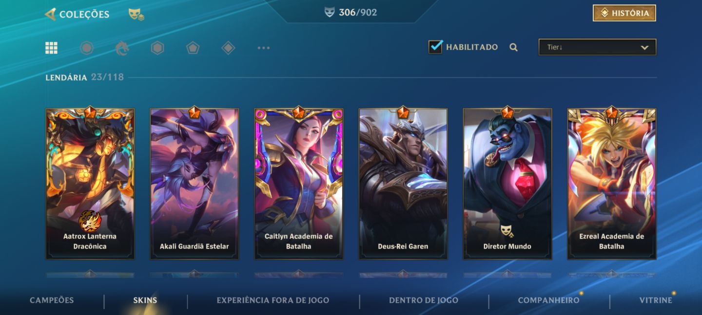 Conta ex monarca +300 Skins incluindo Jinx de 1k