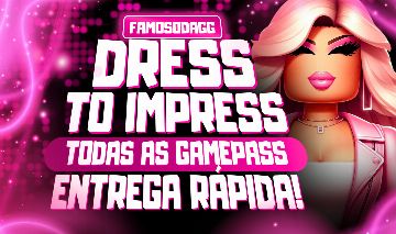 [PROMOÇÃO MELHOR PREÇO] VIPS | GAMEPASS | MAKE UP | DRESS TO IMPRESS DTI ROBLOX