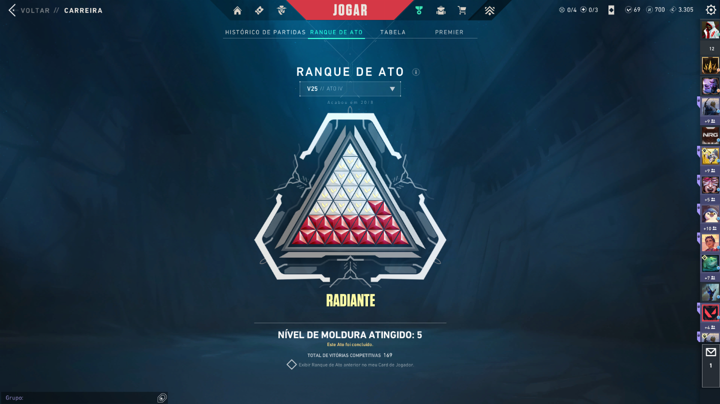 COACH RADIANTE - ANÁLISE DE VOD - TREINOS PERSONALIZADOS (VALORANT)