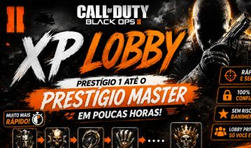 XP LOBBY CALL OF DUTY BLACK OPS 2- 0 AO PRESTÍGIO MASTER