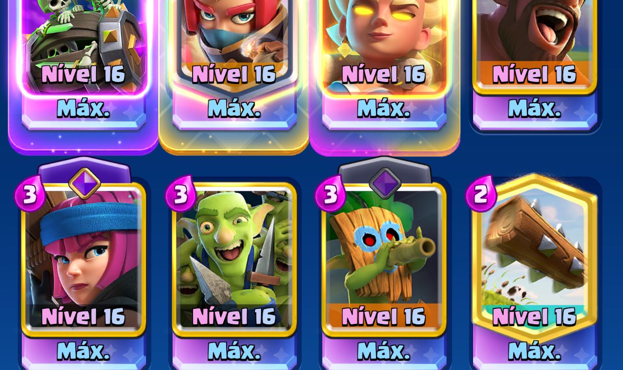 CONTA CLASH ROYALE 14K