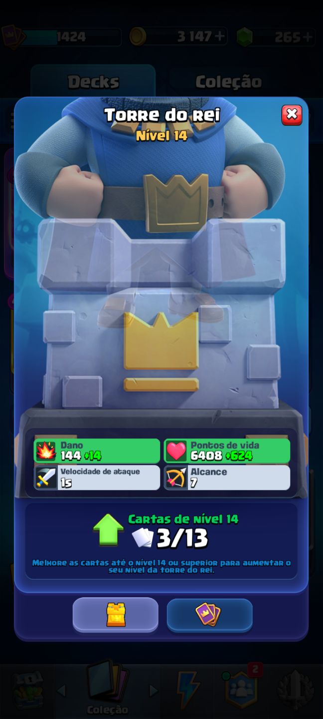 CONTA DE CLASH ROYALE