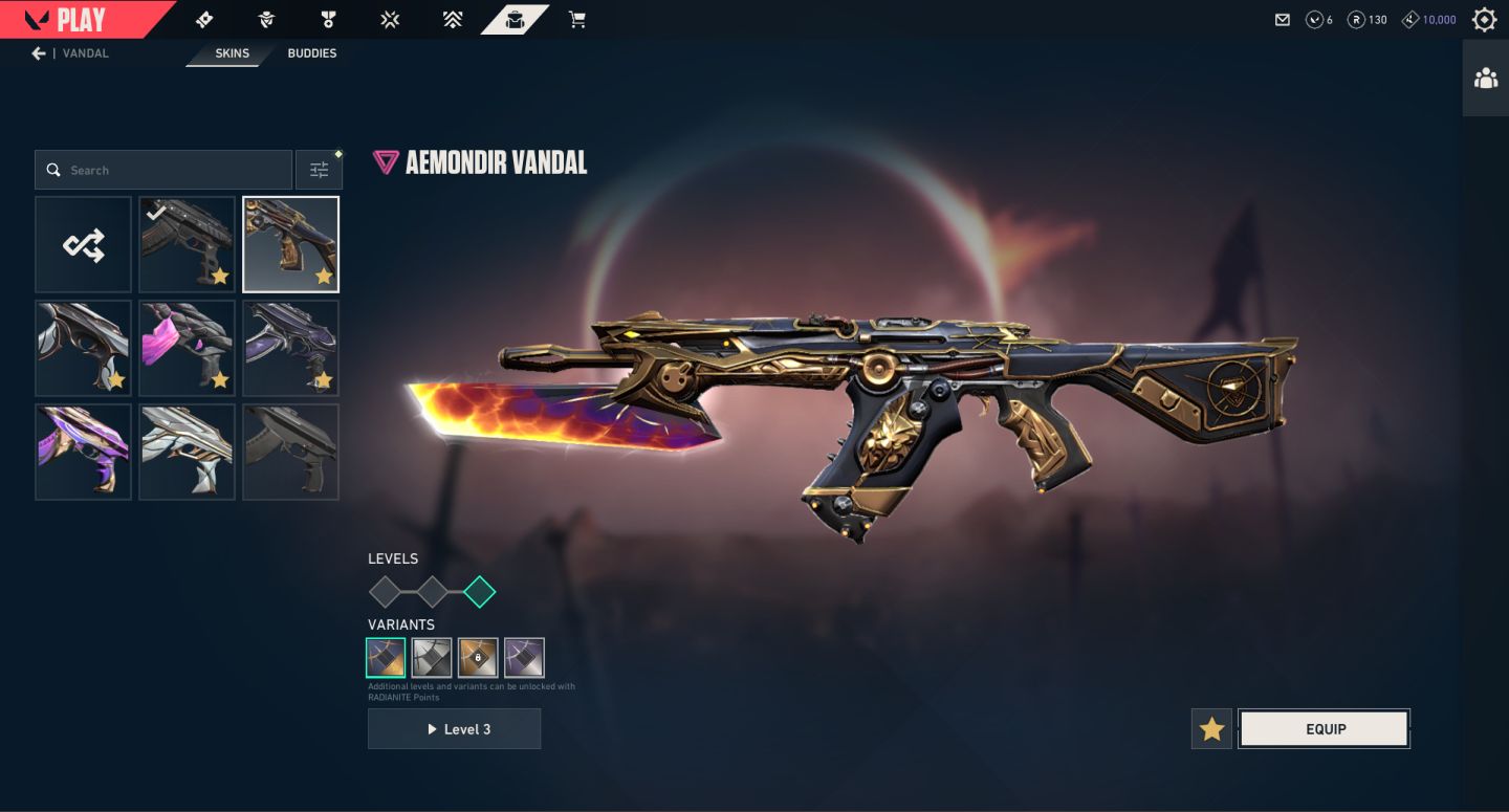 CONTA VALORANT - MUITAS SKINS - R$1000 GASTOS