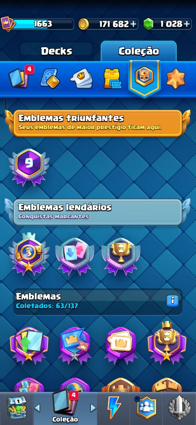 CONTA CLASH ROYALE COM TODAS AS CARTAS - VÁRIAS EVOLUÇÕES! E COM 9 ANOS DE JOGO!
