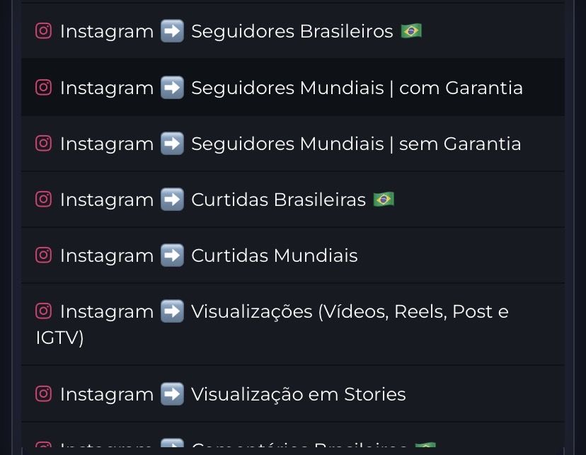 VENDA DE SEGUIDORES INSTAGRAM
