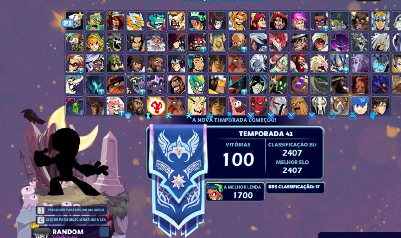 CONTA DE BRAWLHALLA (VALHALLA ATIVO)