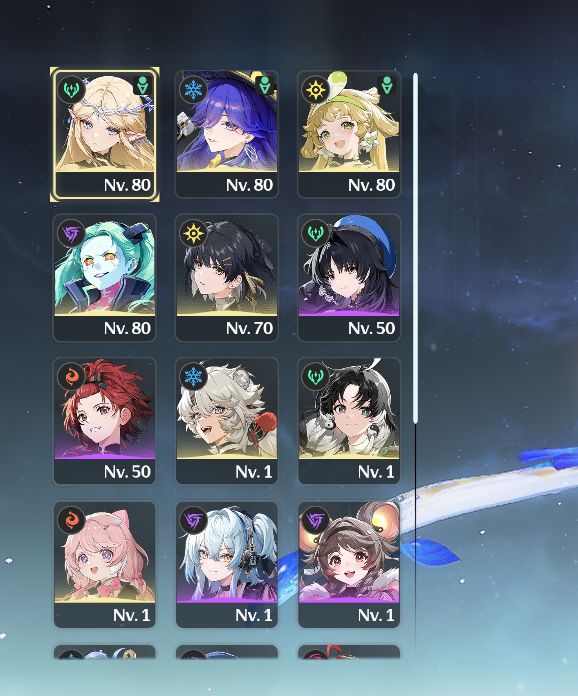 Cartethya c2 lucilac1 rebeca c1+ armas assinaturas conta wuwa muito exploração