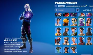 CONTA FORTNITE OG VETERANA | Galáxia Completo | Passes C1 | Pacotes Twitch