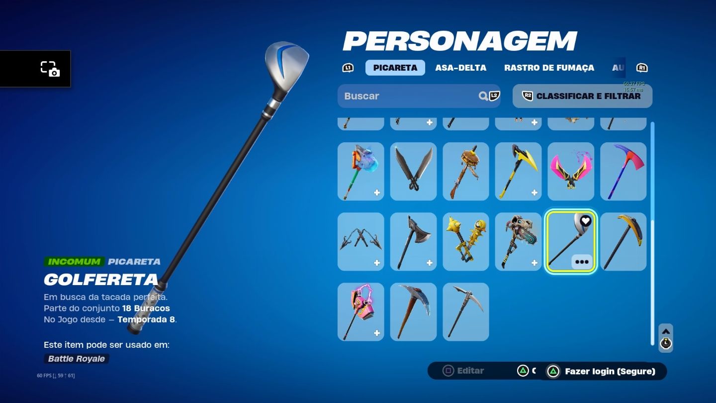 Conta Psn, com conta de Fortnite + skins e GTA San Andreas,detalhes na descrição