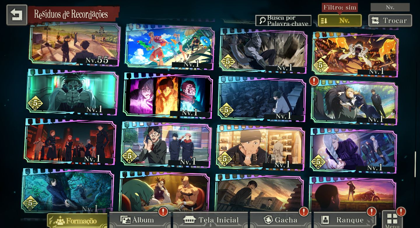 CONTA JUJUTSU KAISEN PHANTOM PARADE END GAME