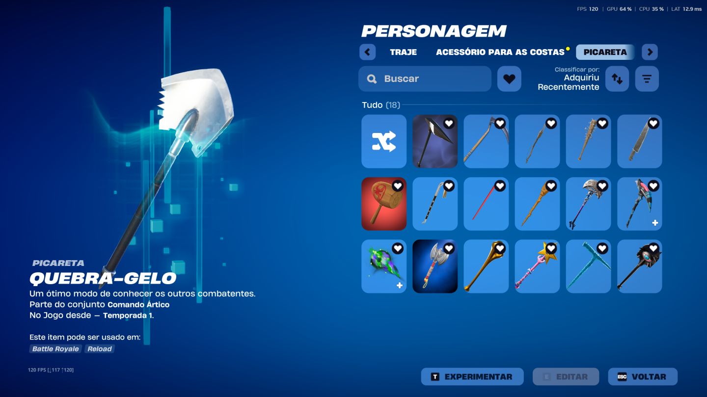 Conta Fortnite Antiga 2017 completa e tryhard.