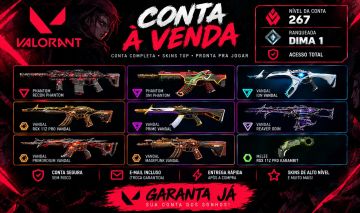 Valorant Br | Vandal + Karambit | Radiant | Phantom | 9 Skins