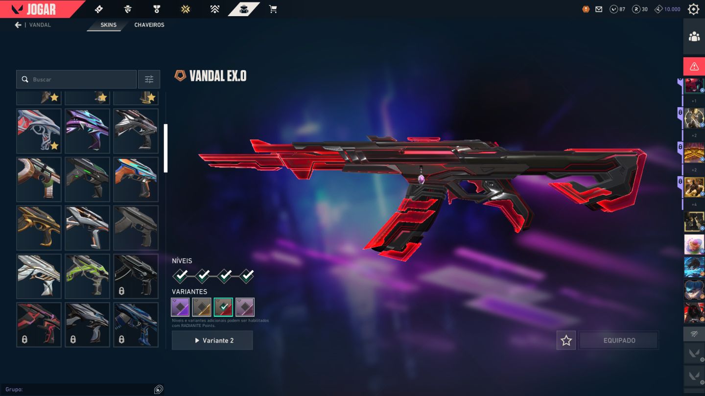 Conta Valorant Com Skins do VCT 2025, D3