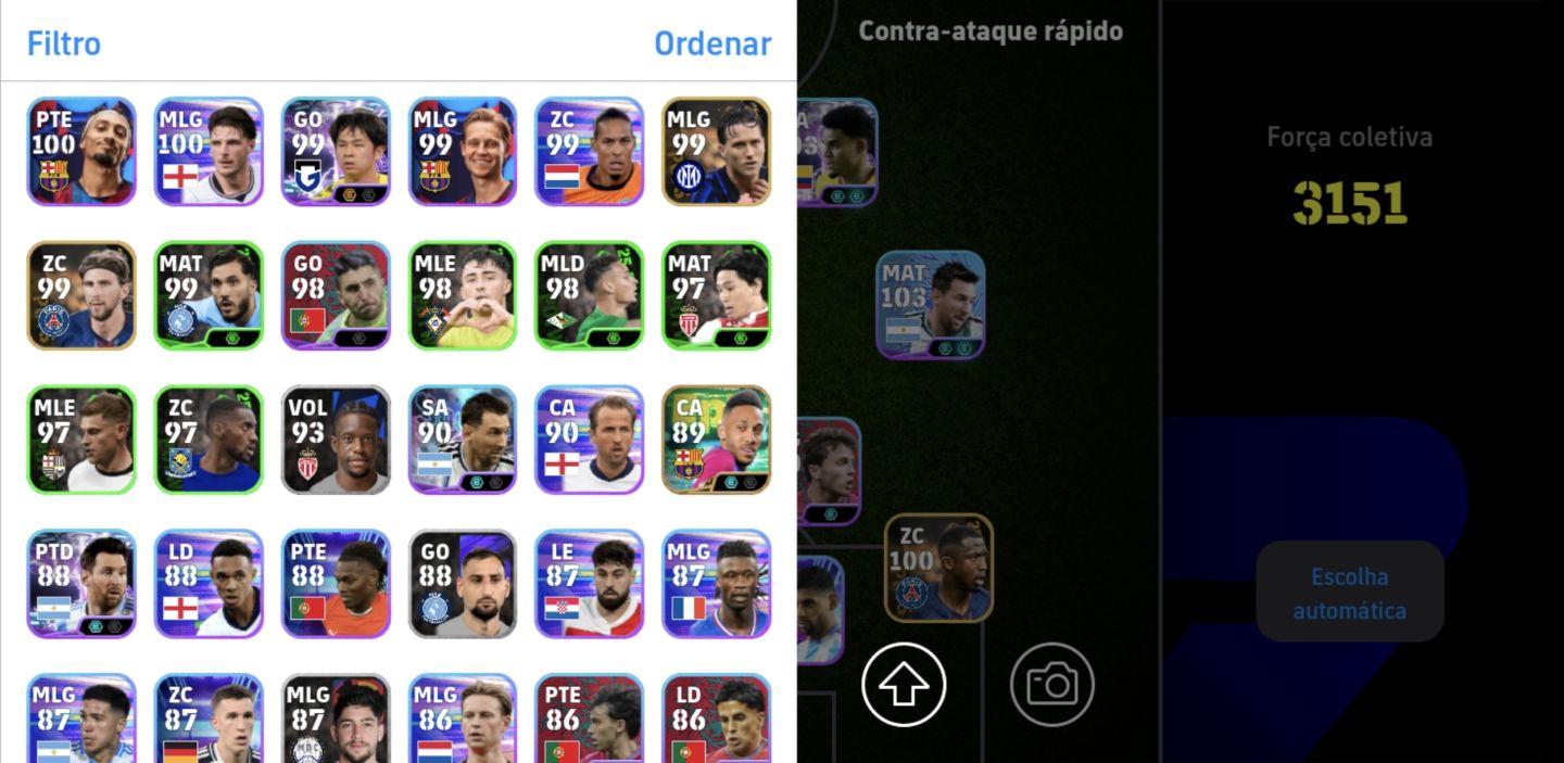 CONTA EFOOTBAL MUITO BOA !!