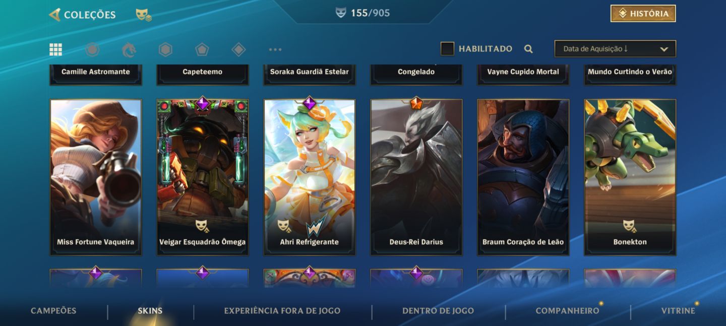 Conta de wild rift