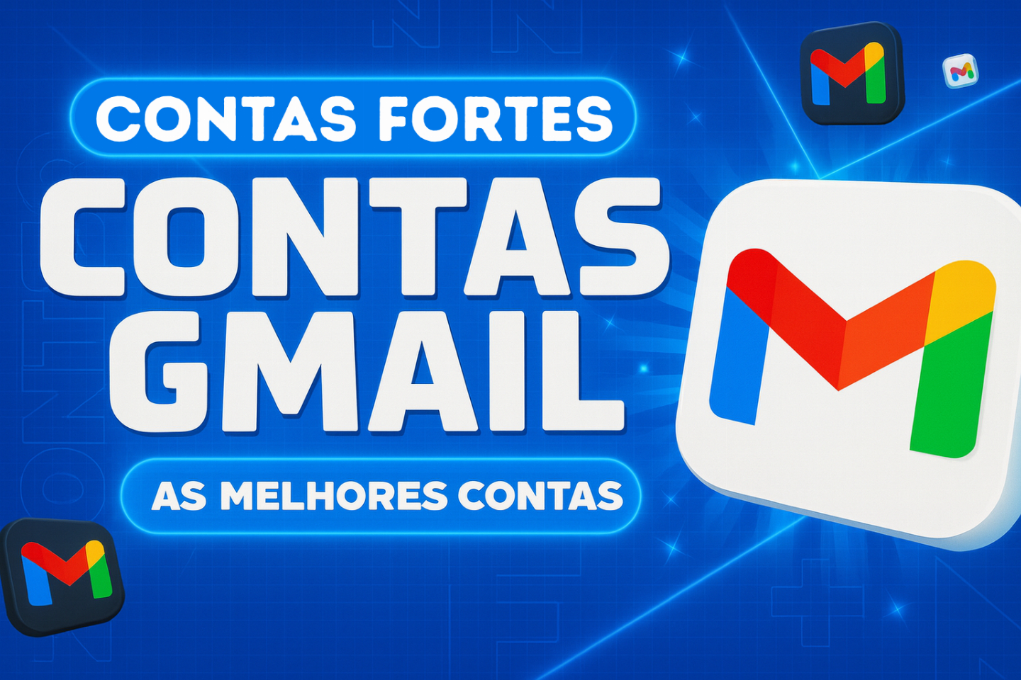 3x Contas Gmail | CONTAS DO GMAIL FORTES | Contas HOTMAIL/OUTLOOK FORTES