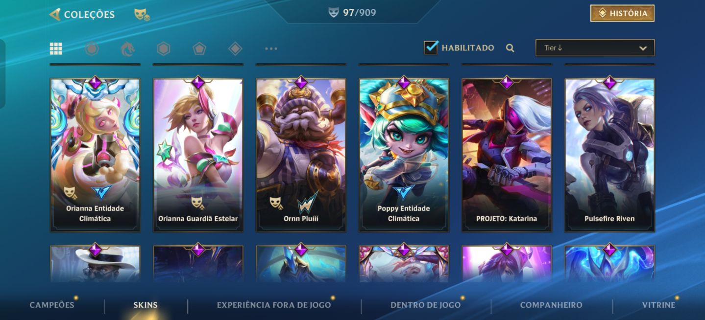 Conta a valor de desapego