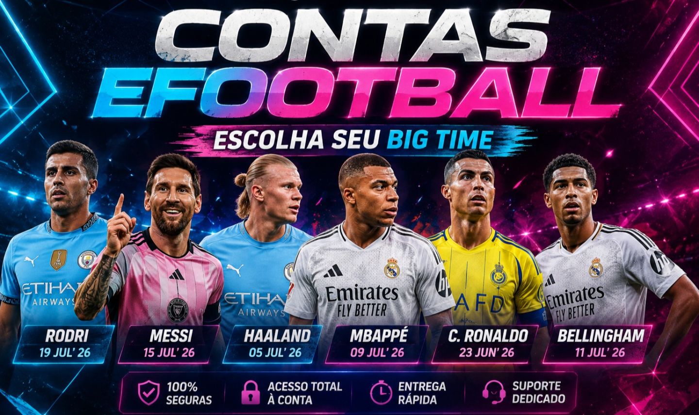 [20% DESCONTO] CONTAS EFOOTBALL MOBILE