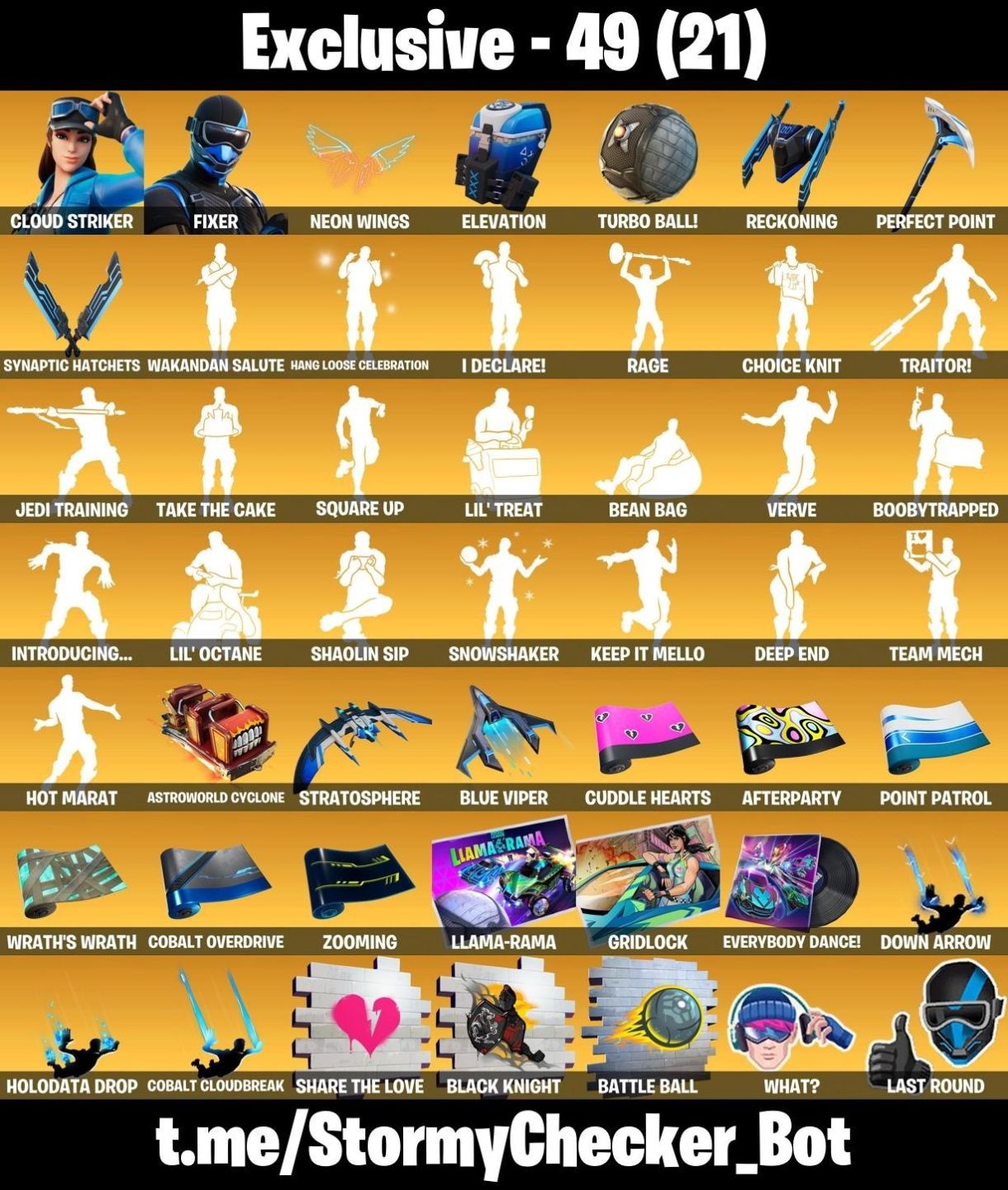 CONTA FORTNITE COM CLOUD STRIKER, LARA CROFT, TONY STARK, FICER & 90 SKINS